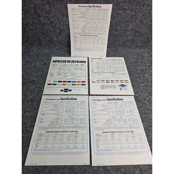 1970-1976 Chevrolet Suburban Brochure Lot Includes 5 Original Vintage Ads #1 - Picture 8 of 8